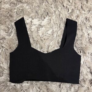 ALC Black Crop Top